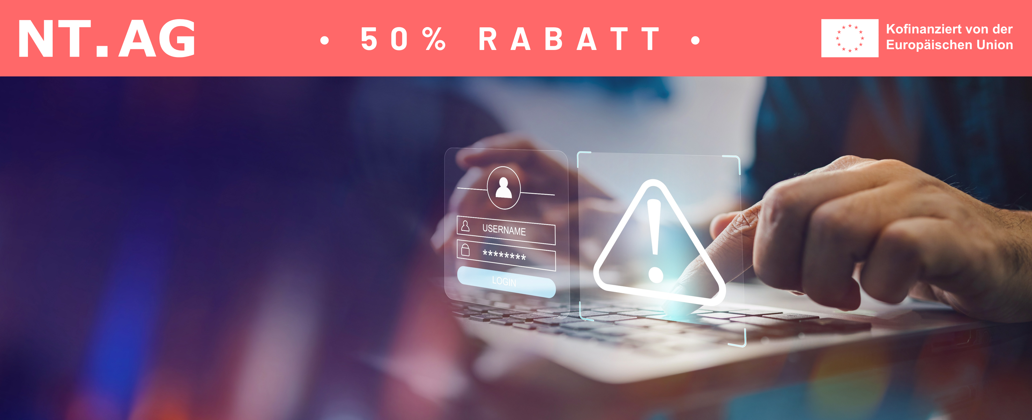 Startbild für den Service NIS2 Quick Check mit 50 % Rabatt 